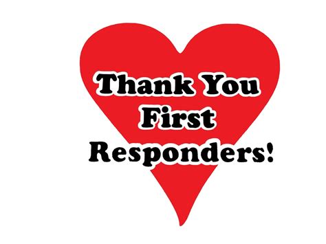 Thank You First Responders indoor/outdoor Decal Perfect - Etsy