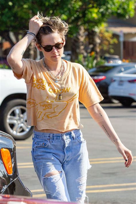 Kristen Stewart in Ripped Jeans - Out in Los Feliz-11 | GotCeleb