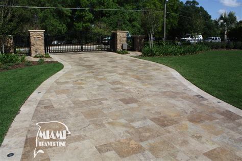 TRAVERTINE PAVER FRENCH PATTERN COUNTRY CLASSIC – Miami Travertine