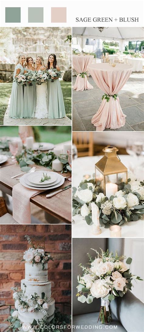 20 Sage Green And Blush Wedding Colors & Ideas 2024 | CFC