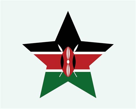 Kenya Star Flag 26422698 Vector Art at Vecteezy