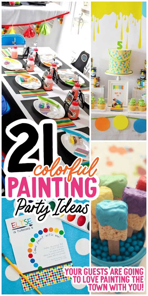 21 Paint Party Ideas - Spaceships and Laser Beams