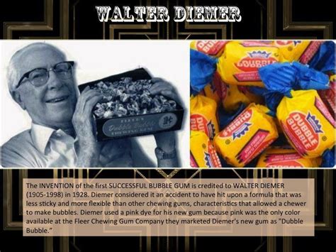 Walter Diemer (Bubble Gum Inventor) ~ Bio with [ Photos | Videos ]