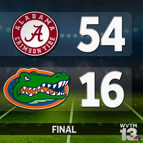 Alabama vs Florida 2016 SEC CHAMPIONSHIP GAME Alabama Vs, Alabama ...