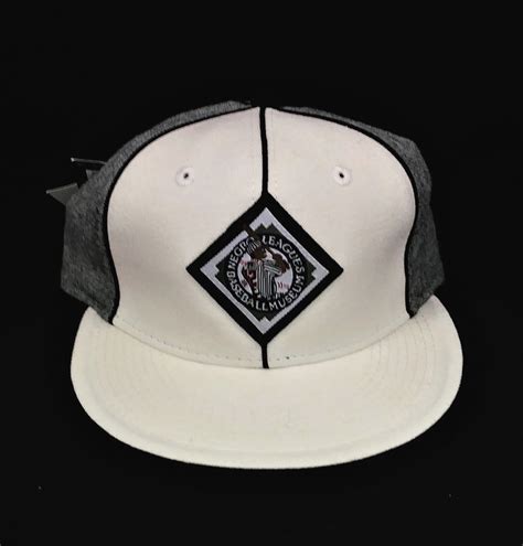 Negro Leagues Baseball Museum Fitted Cap Hat 6-7/8" Black Yankees NWT NEW | Heroes Sports Cards