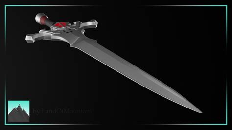 3D Printed Final Fantasy XVI | Clive Rosfield's Sword (Older version) by LandOfMountain | Pinshape