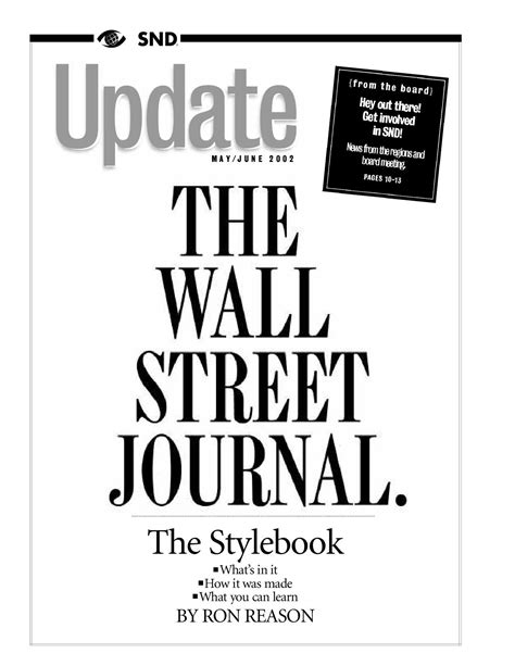 The Wall Street Journal Style Guide by Ron Reason - Issuu