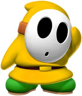 File:MKT Artwork YellowShyGuy.png - Super Mario Wiki, the Mario ...