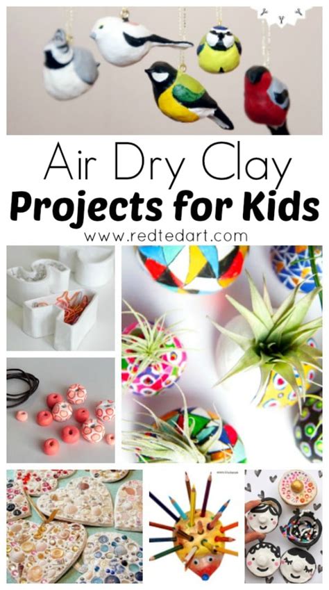 Air Dry Clay Projects for Kids - Red Ted Art - Kids Crafts