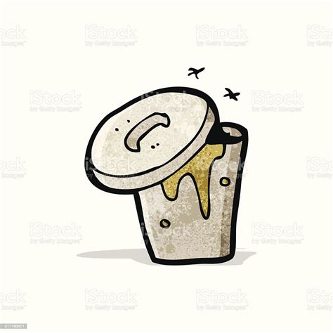 Cartoon Garbage Can Stock Illustration - Download Image Now - Can ...