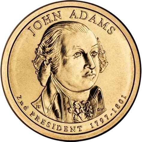 2007 American Presidential Dollar John Adams $1 Coin