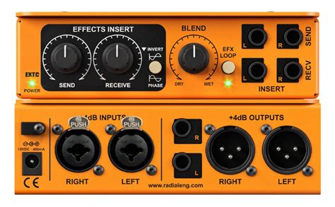 Radial Announces EXTC Stereo Guitar Effects Interface & Reamp Box ...