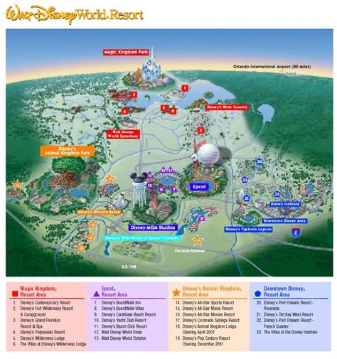 Disney World Theme Park Maps | Meet The Magic - Disney World Florida ...