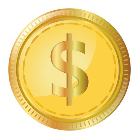 dollar coin clipart 5276070 Vector Art at Vecteezy