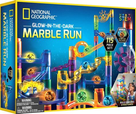 National Geographic Glow-in-the-Dark Marble Run 115 piece by Blue Marble | Barnes & Noble®