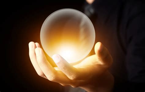 Wallpaper light, hand, antigravity, magical crystal ball images for desktop, section ситуации ...