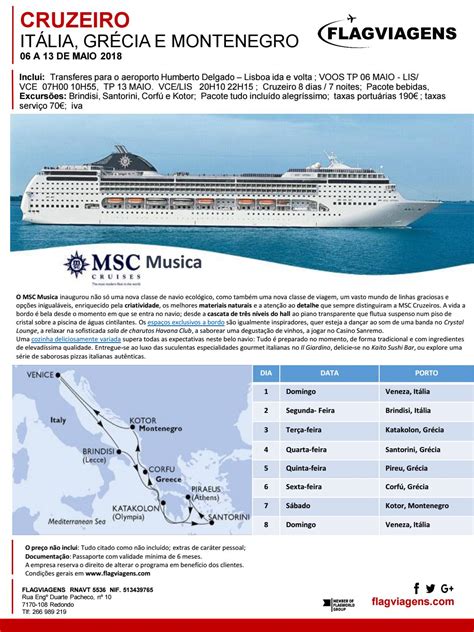 Cruzeiro mediterraneo msc musica by Flagviagens - Issuu