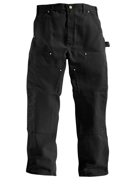 Carhartt - Carhartt Men's Firm Duck Double Knee Work Pants (Black, 48 ...