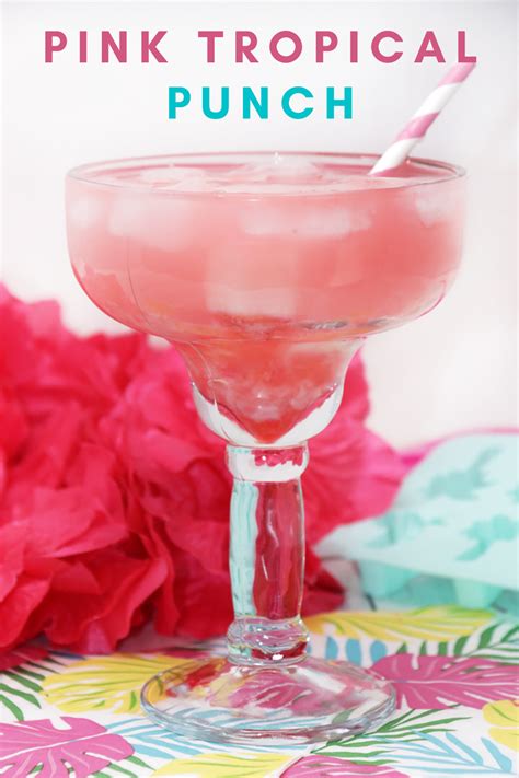 Pink Tropical Punch - Gather Lemons | Recipe | Pink punch recipes, Fruity cocktails, Tropical punch