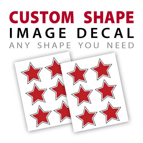 Custom Shape Image Decal | Decals, Helmet & More | Tag-Up