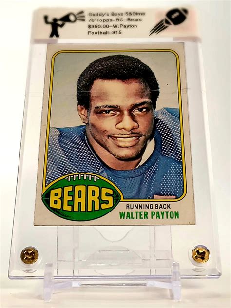 1976 Topps Walter Payton #315 Rookie Card