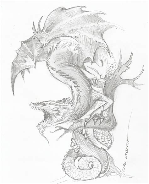 dragon a lapiz | Drawing sketches, Drawings, Humanoid sketch