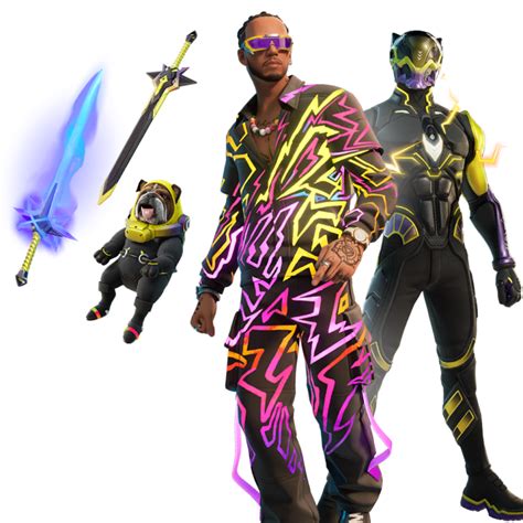 Fortnite Lewis Hamilton Item Bundle - PNG, Pictures, Images