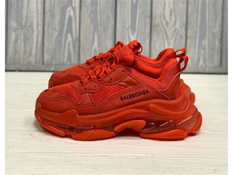 balenciaga triple s all red ⋆ кроссовки садовод