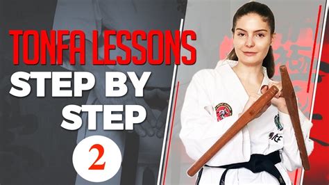 Step by Step Tonfa Techniques - Tonfa Lesson 2 / Practice with me! - YouTube