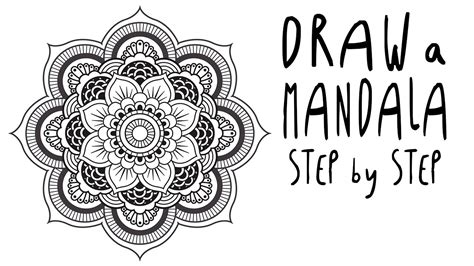 Draw Mandala Step By Step - How To Draw: Mandalas | Bodenswasuee