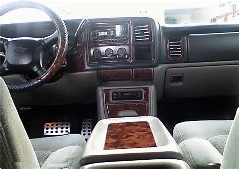 Buy GMC SIERRA SLE SLT INTERIOR BURL WOOD DASH TRIM KIT SET 2003 2004 ...