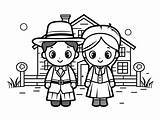 Amish Coloring Page For Kids  Free Printable In 2024 sketch template