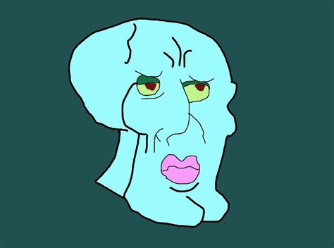 Handsome Squidward Drawing | SpongeBob SquarePants Amino