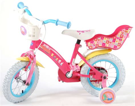 12 Inch Peppa Pig Bike With Doll Seat - Axiorg