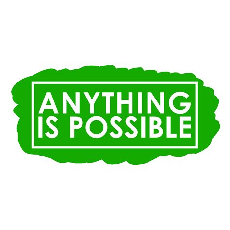 Anything is Possible quotes lettering typography 26562270 PNG