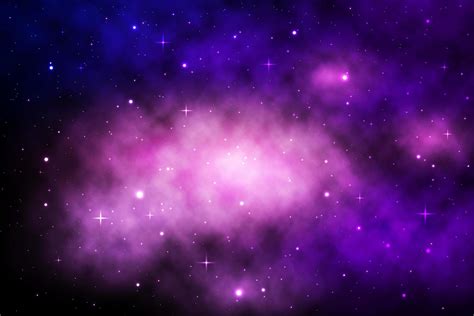 Purple space galaxy with shining stars and nebula 1075674 Vector Art at Vecteezy