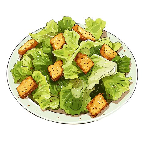 Salad Caesar Spectacle Clip Art Transpreant Background, Salad Caesar, Food, Transpreant PNG ...