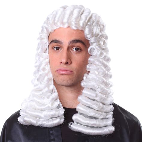 Mens Costume Wig - Judge or Powdered Wig - THEATRICAL WIGS MEN'S ...