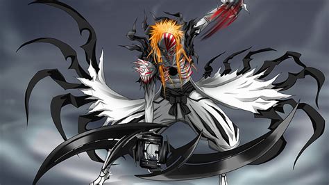 HD wallpaper: bleach kurosaki ichigo hollow ichigo fan art 1920x1080 ...