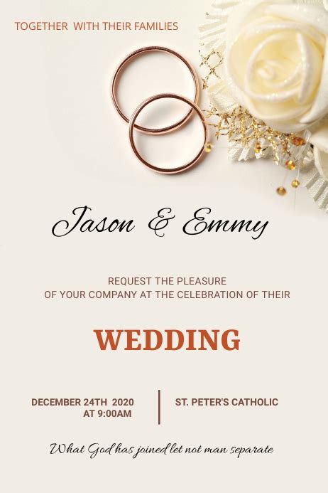 Wedding flyer Template | PosterMyWall