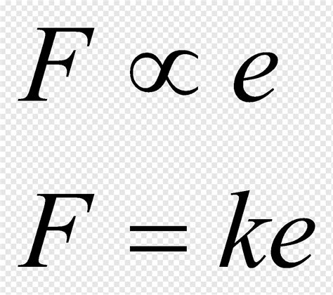 Proportionalitätssymbol Physik Kraft Hookes Gesetz, Symbol, png | PNGWing