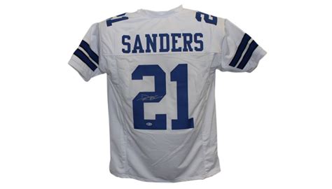 Deion Sanders Hand Signed Jersey - CharityStars