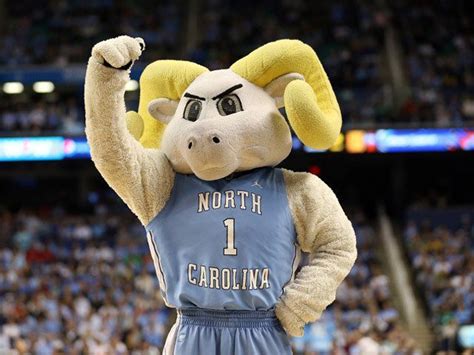 OUCH! Tar Heel Mascot Gets Decked After Buzzer Goes Off in NCAA Final ...