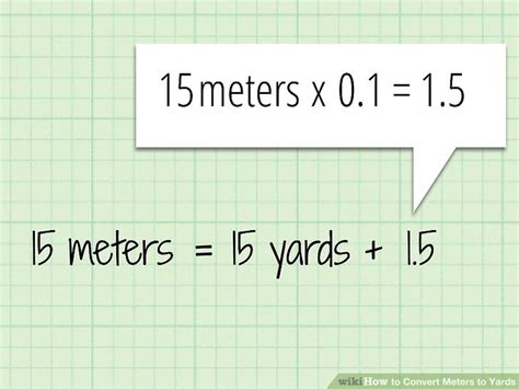 How to Convert Meters to Yards: 9 Steps (with Pictures) - wikiHow