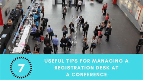 7 useful tips for managing a registration desk at a conference - Fitwise