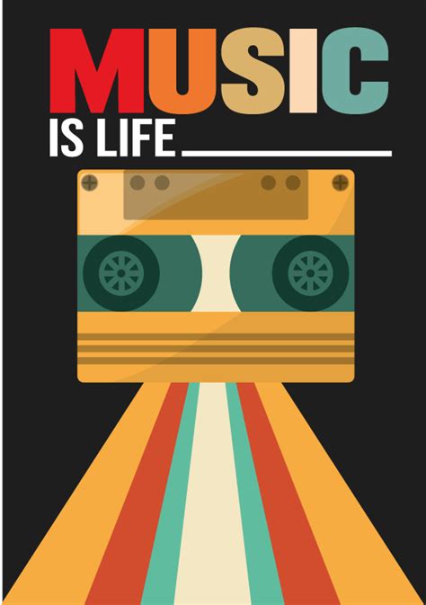 Music quote poster - TenStickers