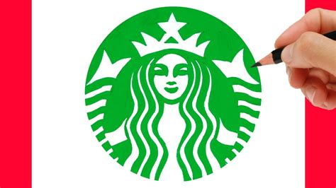 HOW TO DRAW the STARBUCKS LOGO - YouTube