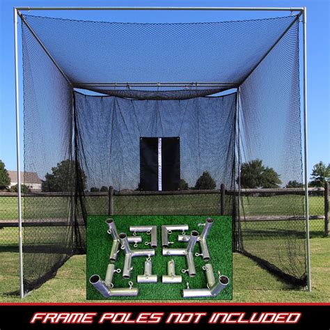 TrueShot Golf 10x10 Ultimate Golf Hitting Net with Frame Kit at InTheHoleGolf.com