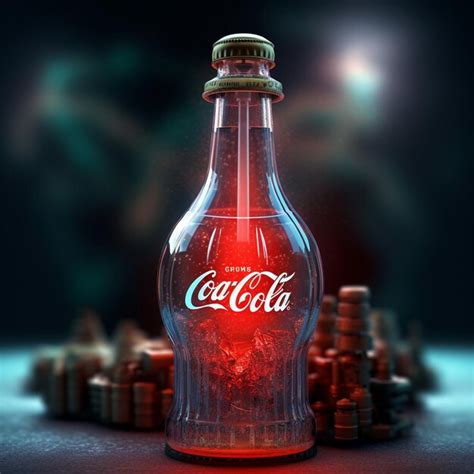 Premium AI Image | A coca cola bottle in new style