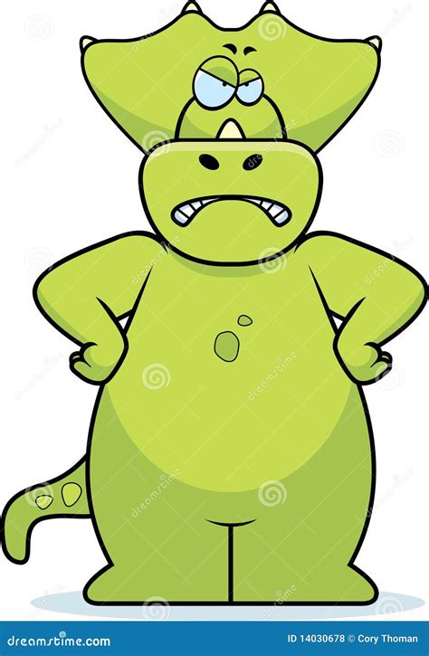 Angry Dinosaur stock vector. Illustration of cartoon - 14030678